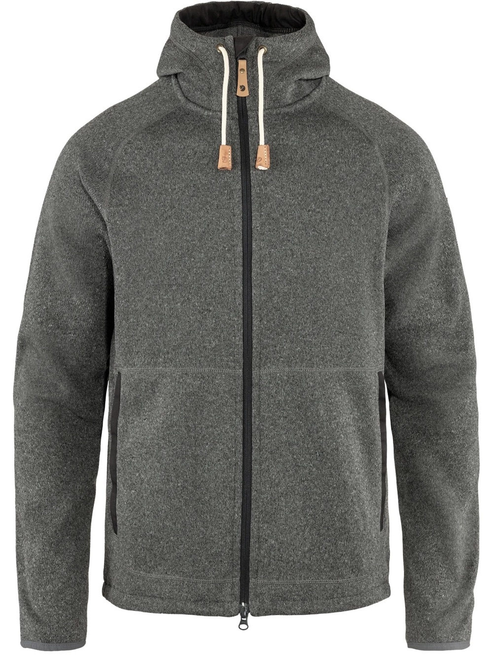 Fjallraven Men's Gray Ovik Fleece Hoodie Jacket